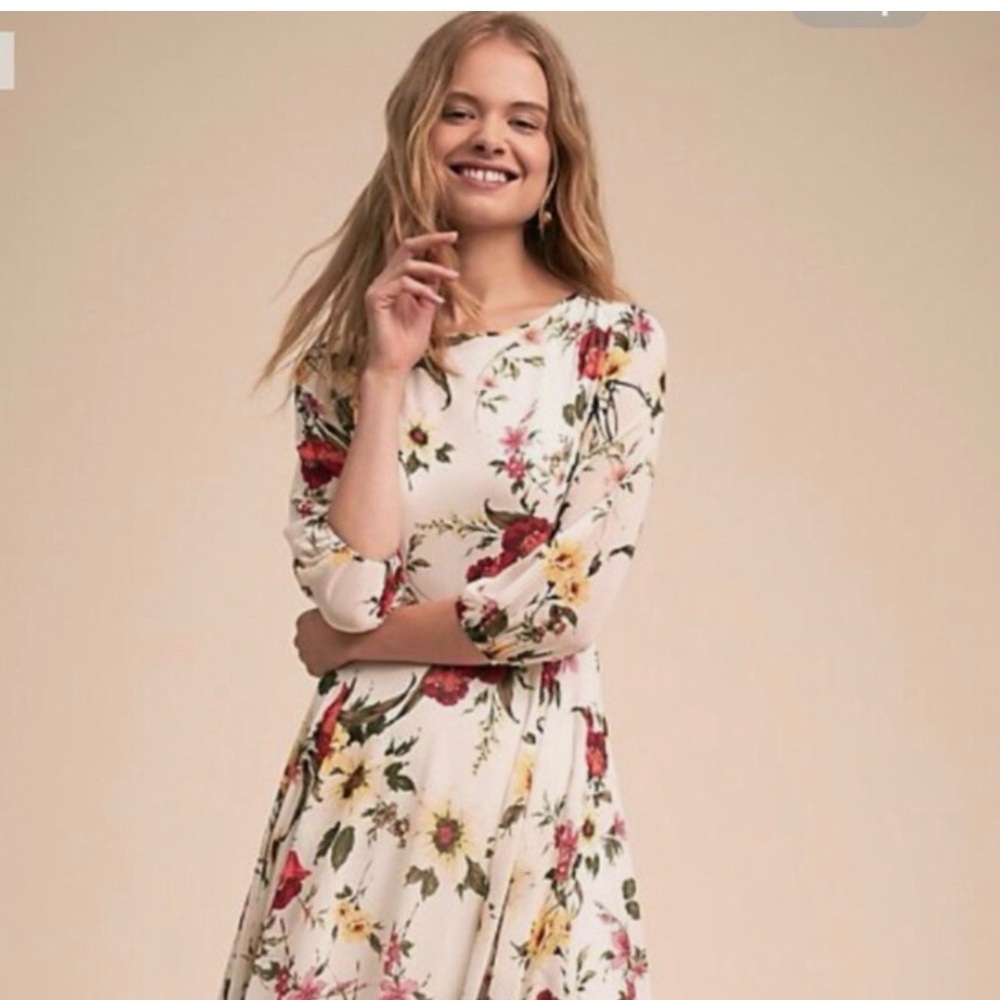 Anthropologie Yumi Kim Woodstock Maxi Dress, Brookhaven Ivory Sz M